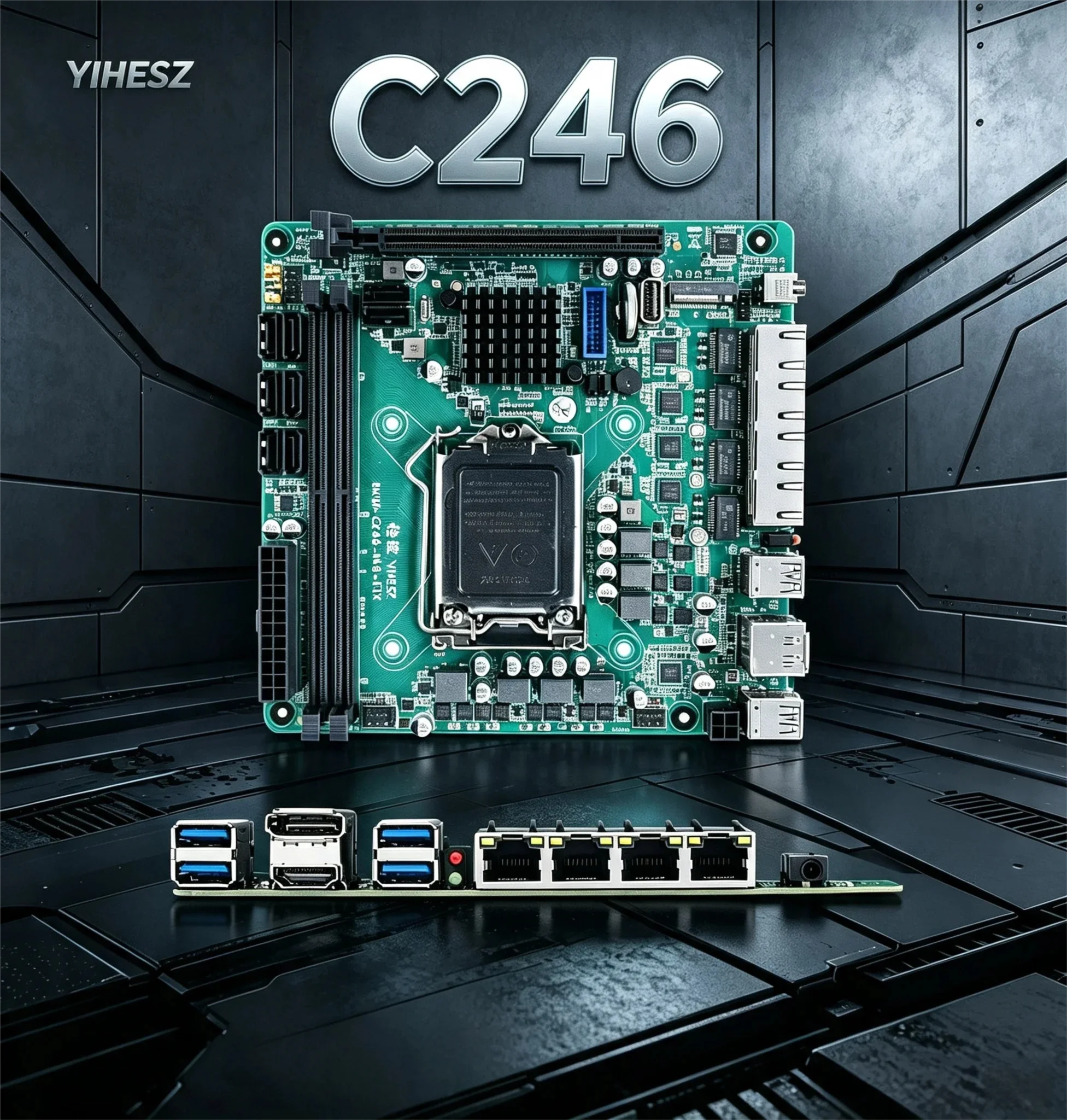 Nas Motherboard 8 Sata Mini Itx - C246 ITX NAS Anakartı 8. ve