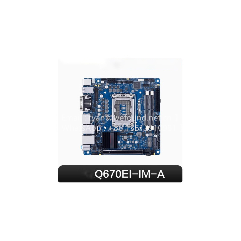 Lga1700 Itx Motherboard Ddr5 - 12th/13th/14th Nesil İşlemciler için Q670EI-IM-A mini-ITX