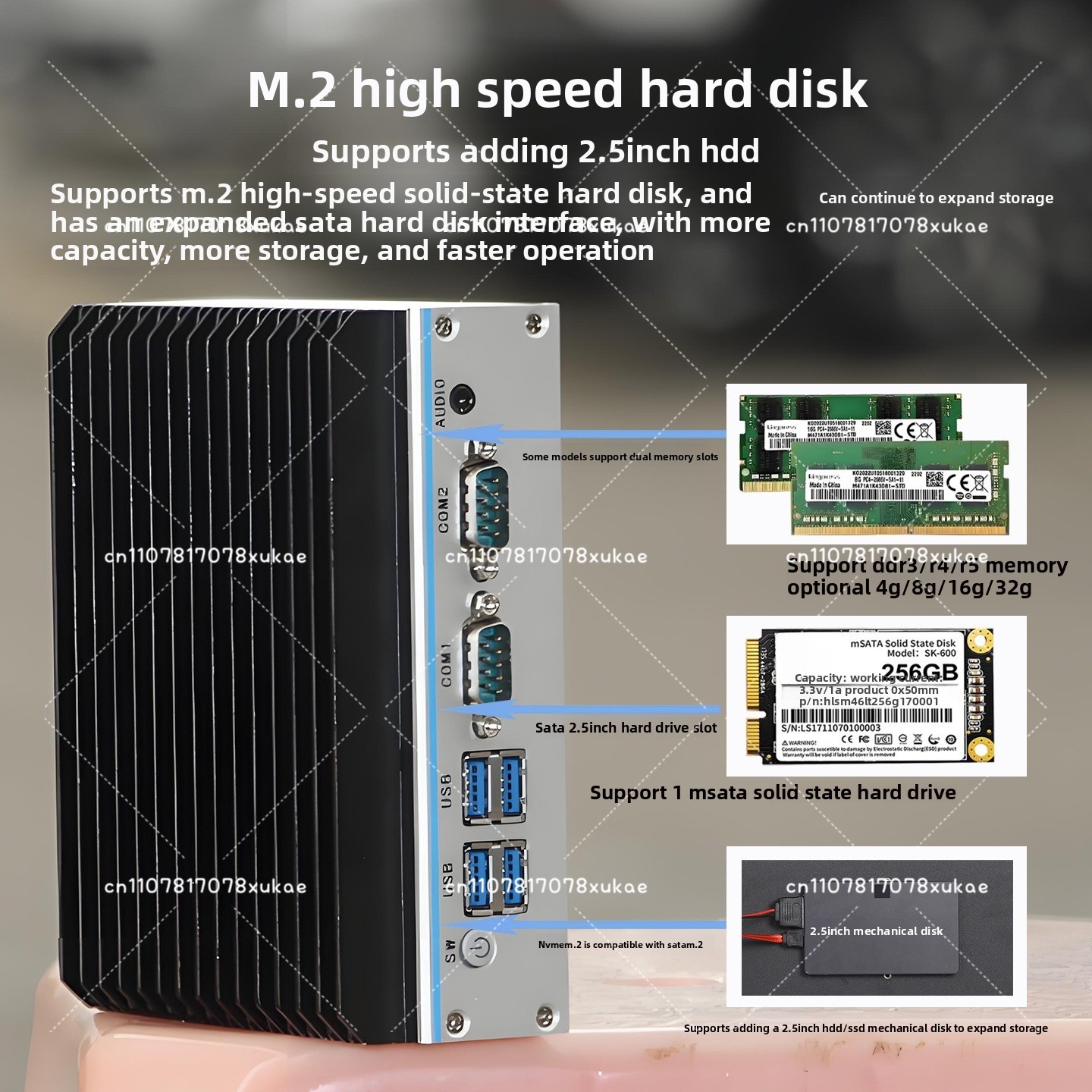 Fanless Industrial Pc Rs485 Core I7 - Mini Endüstriyel Bilgisayar - Dört Çekirdekli