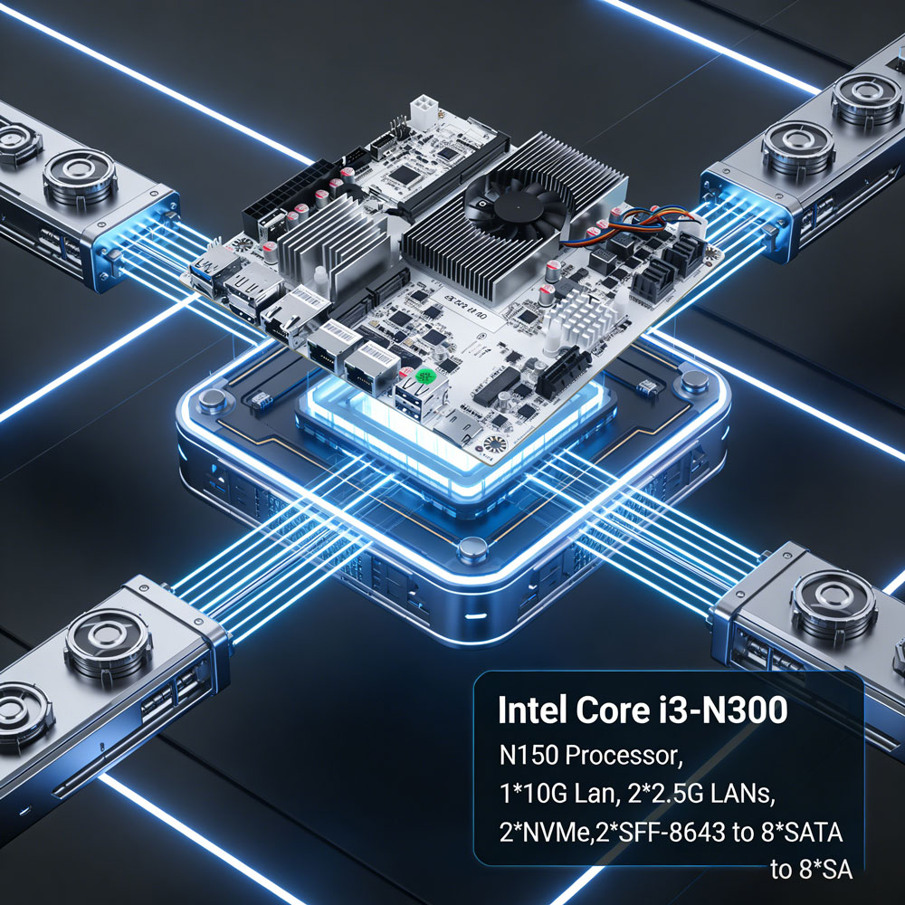Nas Motherboard 8 Sata Mini Itx - 8-Bay NAS Mini ITX Anakart Intel