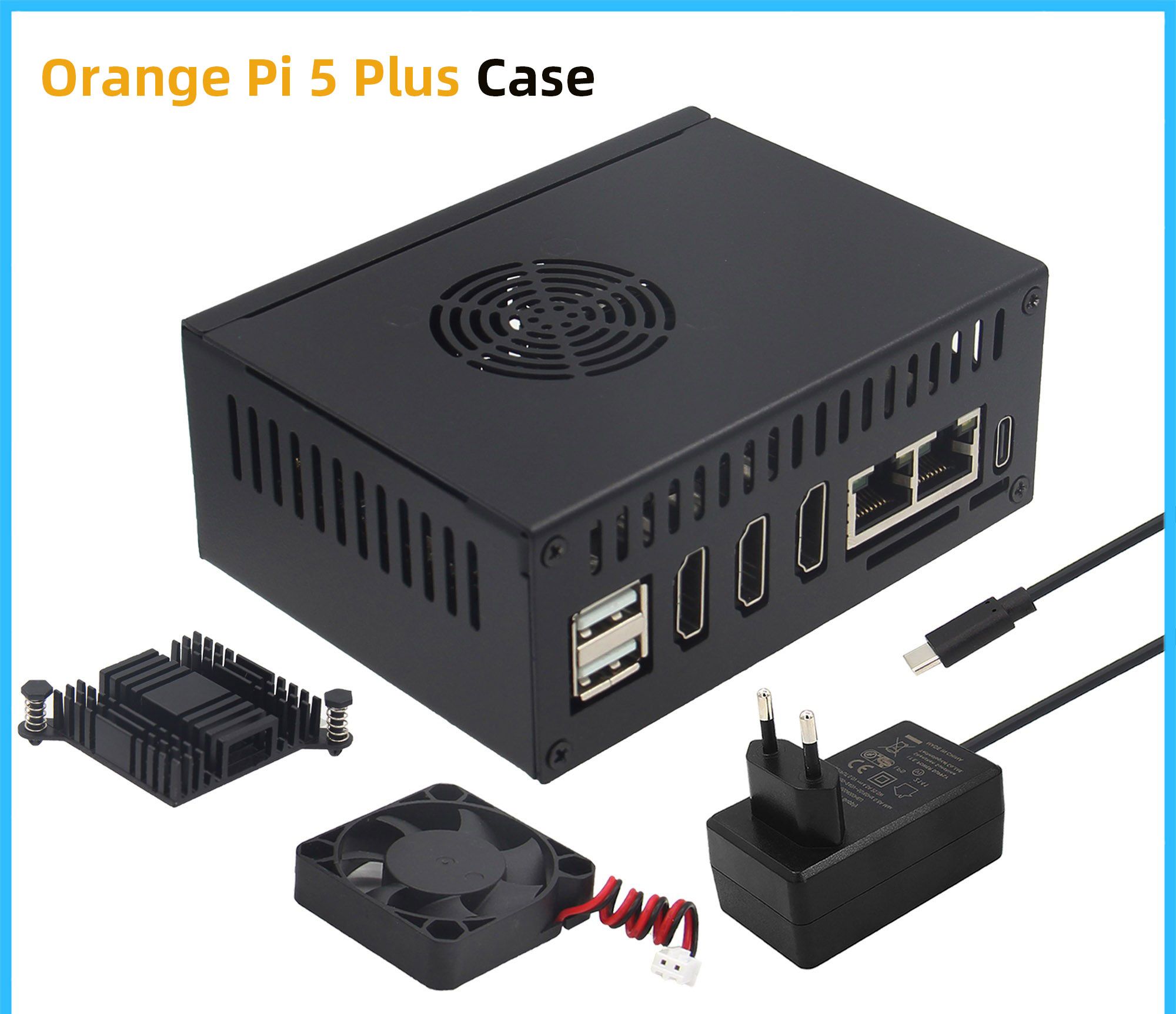 Orange Pi 5 Plus 16Gb - Turuncu Pi 5 Plus Kasa (N508)