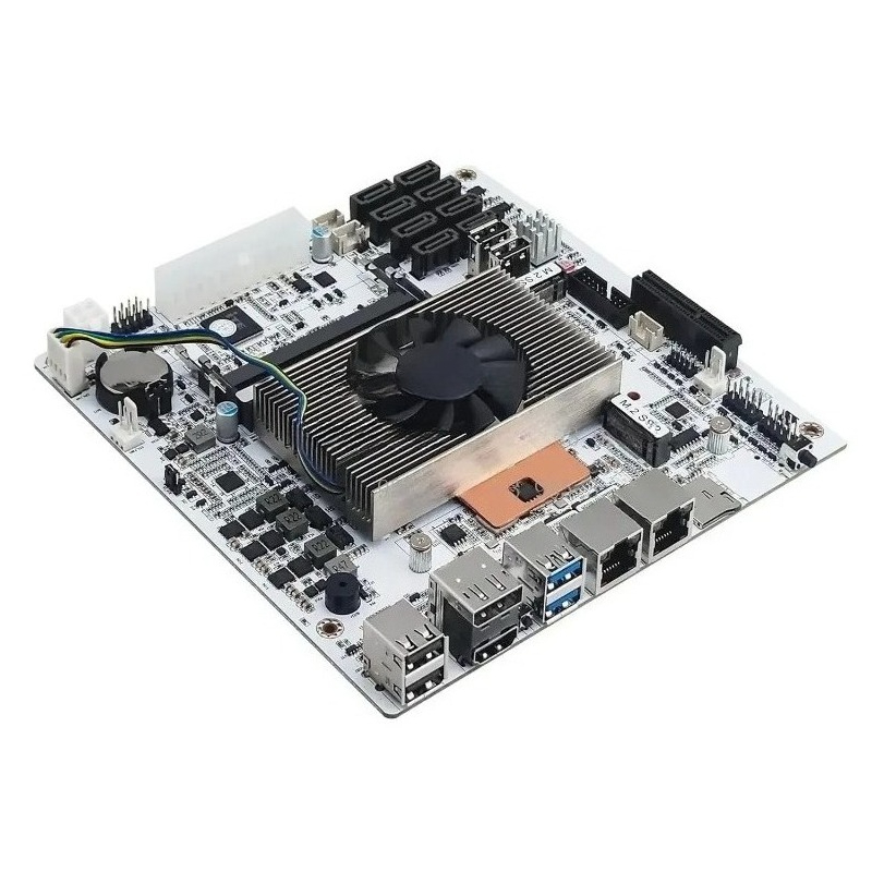 Nas Motherboard 8 Sata Mini Itx - Beyaz Mini-ITX M11 NAS Anakartı, Dahili
