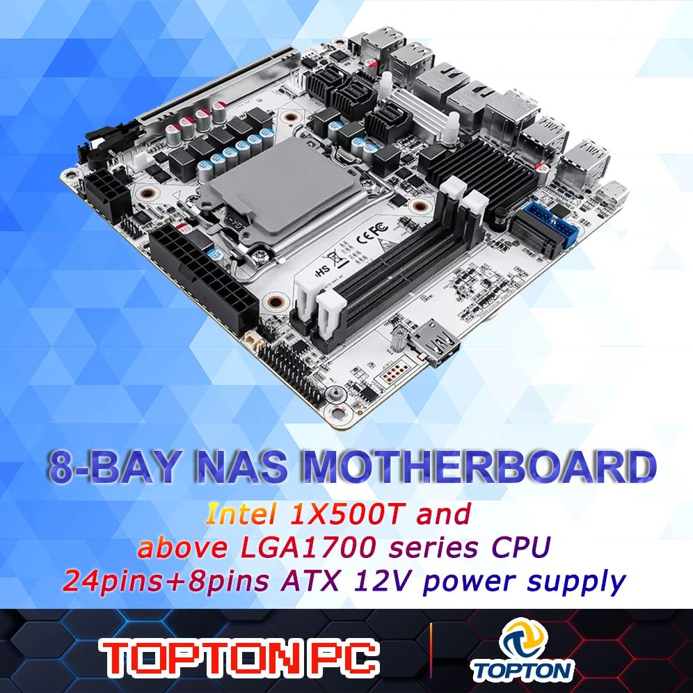 Lga1700 Itx Motherboard Ddr5 - 8-Bay NAS Mini ITX Anakart(LGA1700 12./13./14.