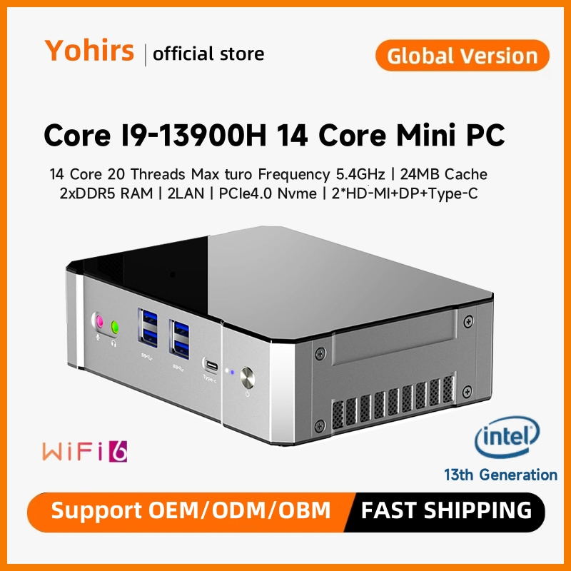 Intel Core I9 13900H Mini Pc - Yohirs 13. Nesil i9 13900H i7
