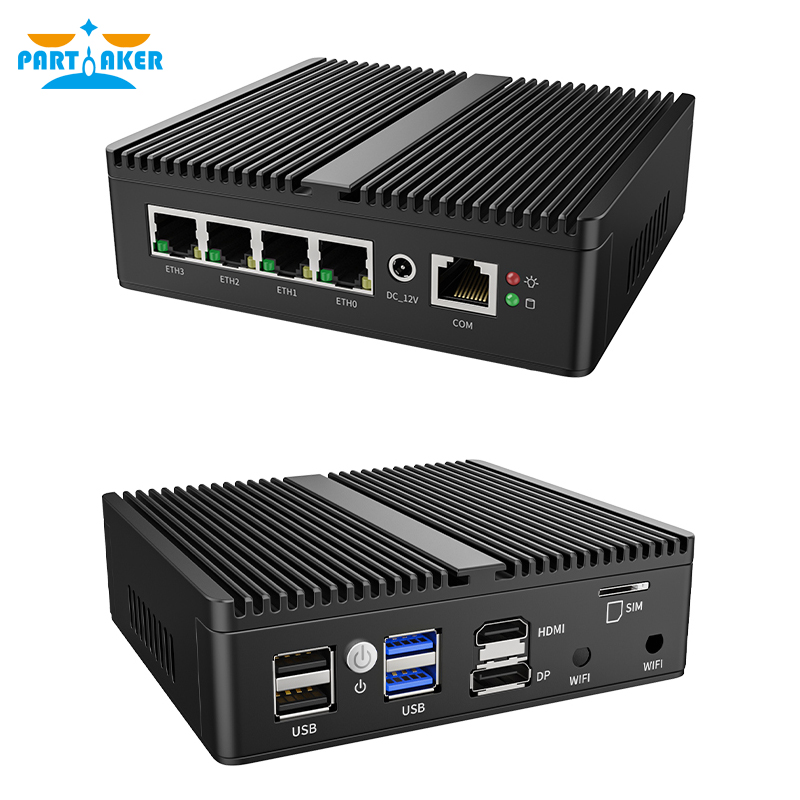 Partaker Mini PC N5105 N150 J4 - Pfsense Firewall Router 2.5G 4 I226 incelemesi ve fiyatı