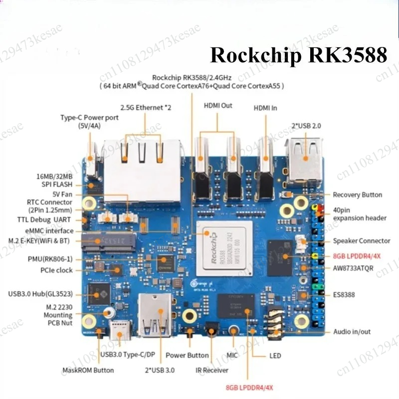 Orange Pi 5 Plus RK3588 SBC 16 - Orange Pi 5 Plus 16Gb incelemesi ve fiyatı