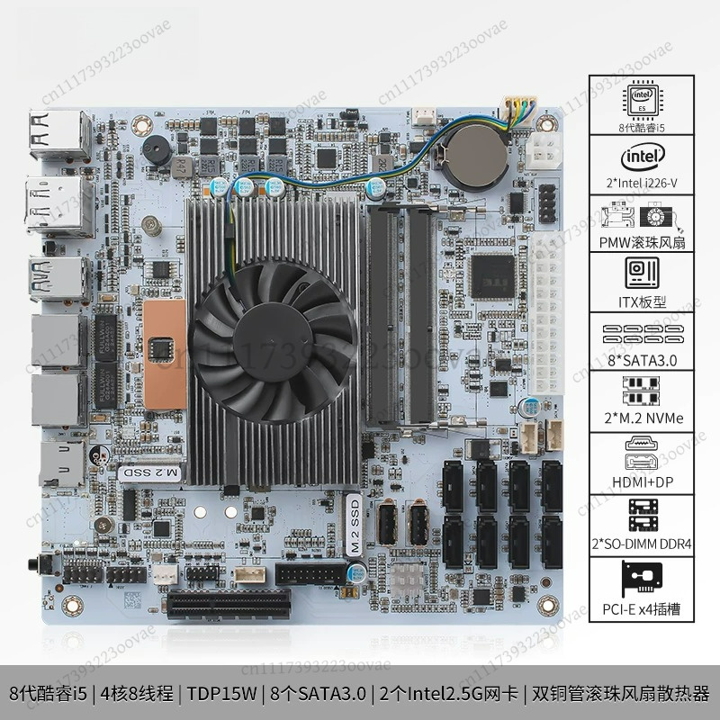 Df 8 Bay NAS Anakart I5-8265U  - Nas Motherboard 8 Sata Mini Itx incelemesi ve fiyatı
