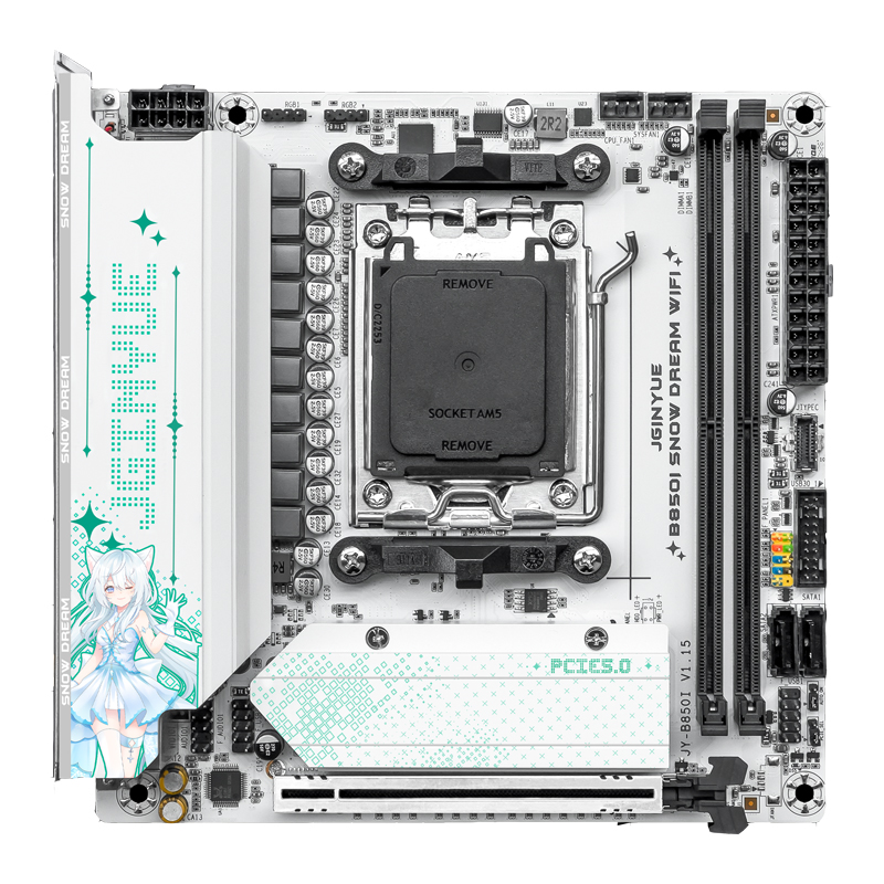JGINYUE B850i Snow Dream WiFi  - Nas Motherboard 8 Sata Mini Itx incelemesi ve fiyatı