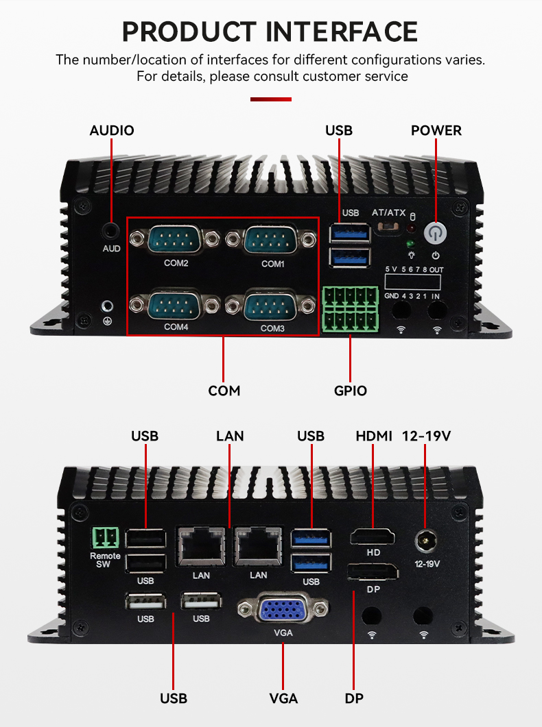 Dört Çekirdekli N95 N97 Mini B - Fanless Industrial Pc Rs485 Core I7 incelemesi ve fiyatı