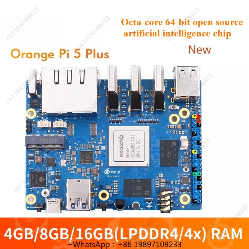 OrangePi 5 PLUS Geliştirme Kar - Rockchip Rk3588 Development Board incelemesi ve fiyatı