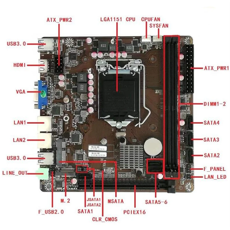 B365 Mini-ITX Anakart LGA 1151 - Nas Motherboard 8 Sata Mini Itx incelemesi ve fiyatı