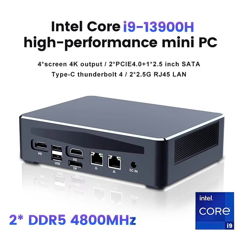 Topton Gaming 4 NAS Mini Bilgi - Intel Core I9 13900H Mini Pc incelemesi ve fiyatı