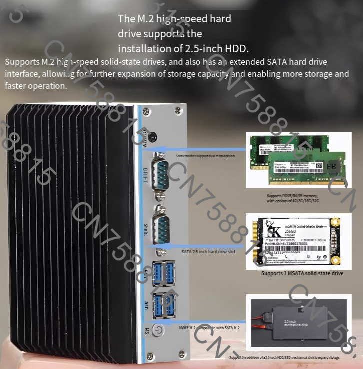 Çift LAN/Seri RS485, Fansız Ta - Fanless Industrial Pc Rs485 Core I7 incelemesi ve fiyatı