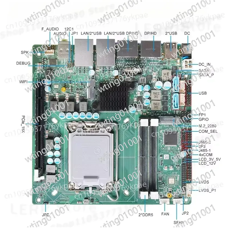 13. Nesil Mini ITX Anakart LGA - Lga1700 Itx Motherboard Ddr5 incelemesi ve fiyatı