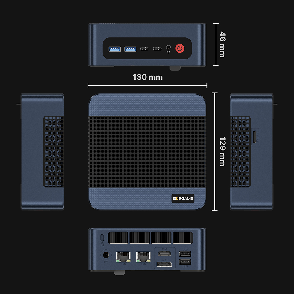 BOSGAME M4 Neo Mini Bilgisayar - Amd Ryzen 7 7840Hs Mini Pc incelemesi ve fiyatı