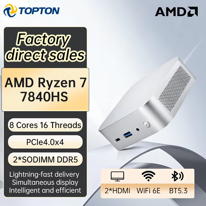 Topton AMD Ryzen 7 7840HS Oyun - Amd Ryzen 7 7840Hs Mini Pc incelemesi ve fiyatı