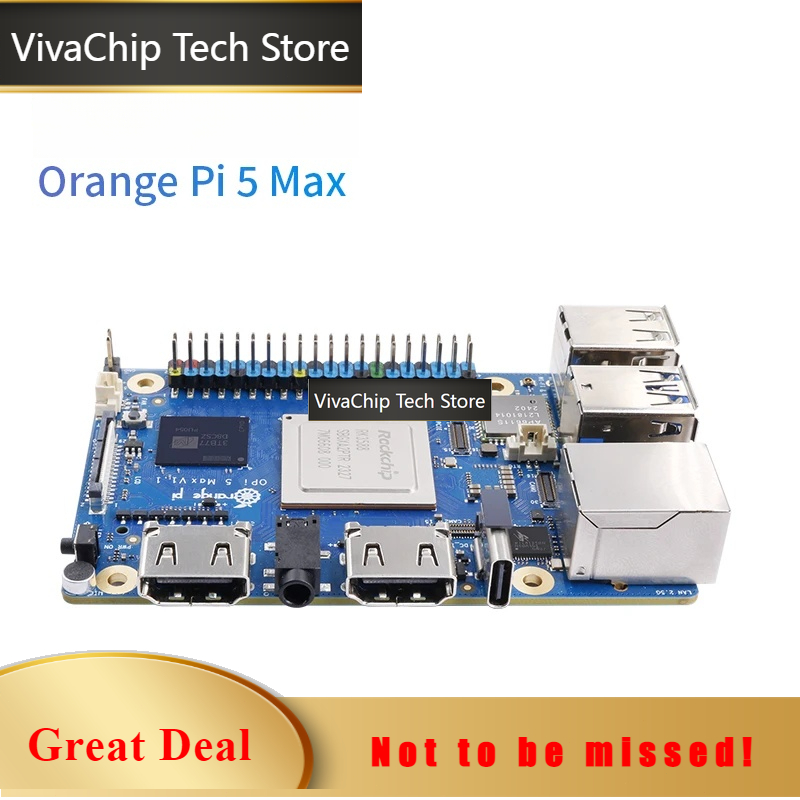 VivaChip TechOrange Pi 5 Max 1 - Rockchip Rk3588 Development Board incelemesi ve fiyatı