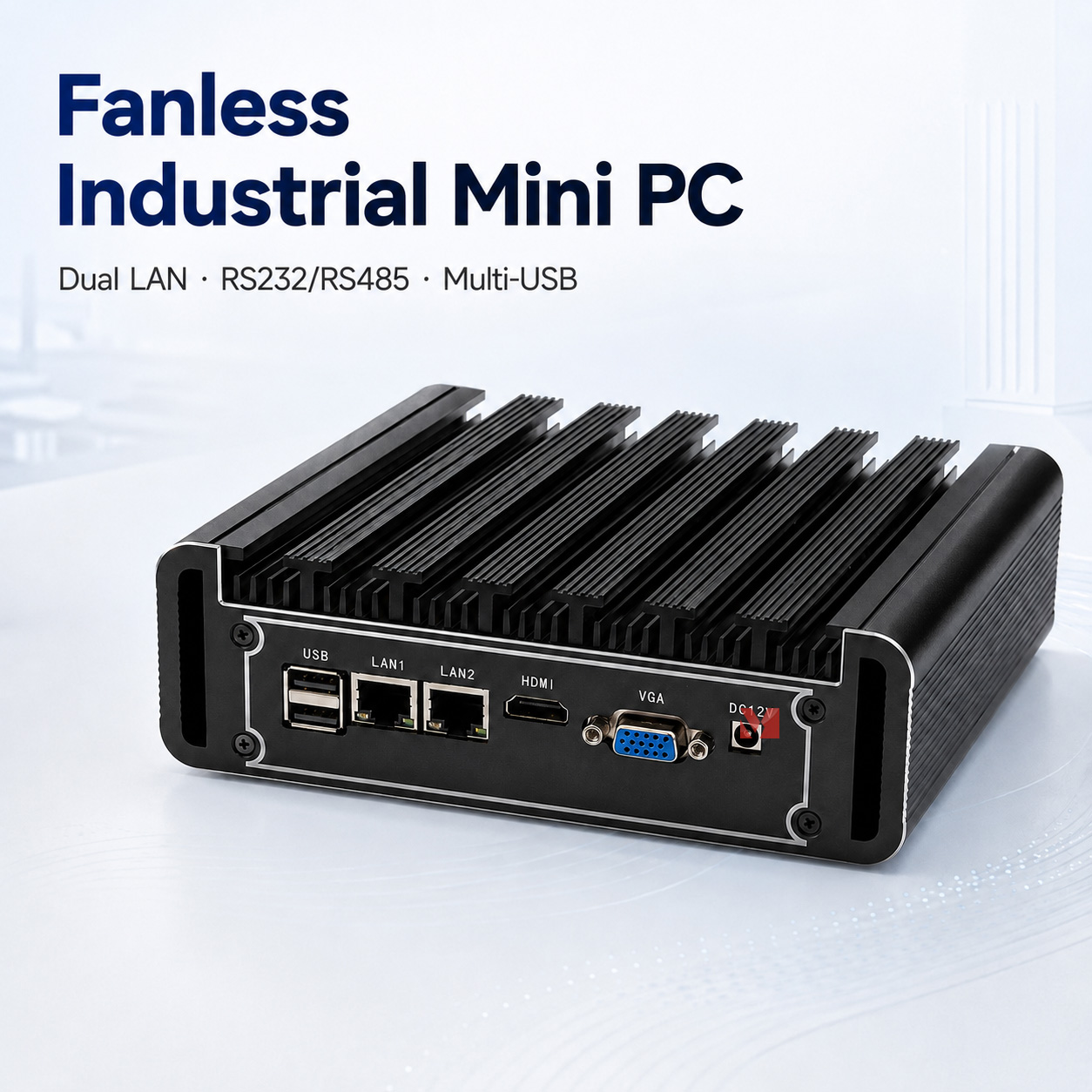Fansız Endüstriyel Mini Bilgis - Fanless Industrial Pc Rs485 Core I7 incelemesi ve fiyatı